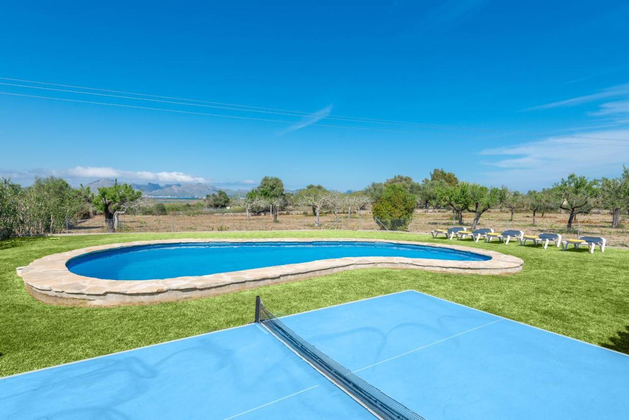 Villa Pou D,Ambroitx, Pool And Sea Views In Alcudia エクステリア 写真
