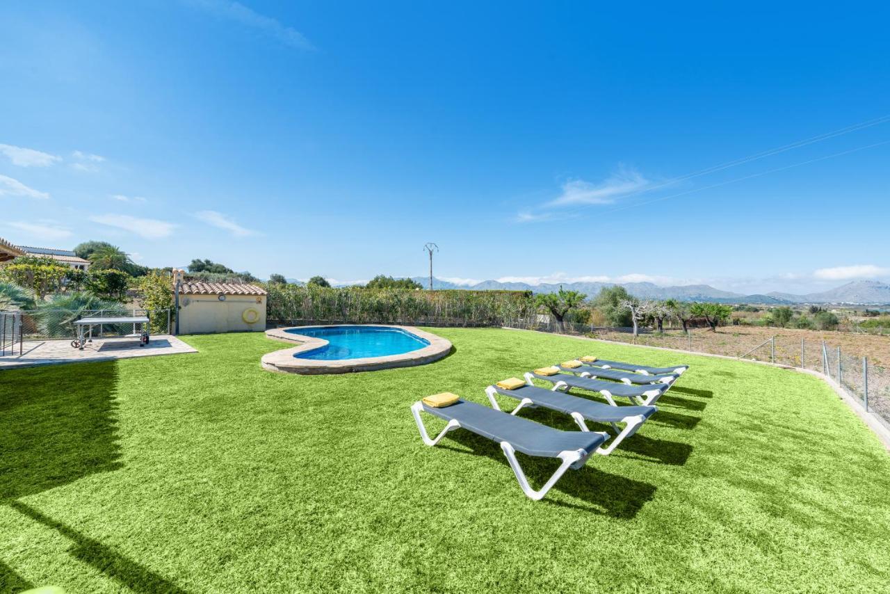 Villa Pou D,Ambroitx, Pool And Sea Views In Alcudia エクステリア 写真
