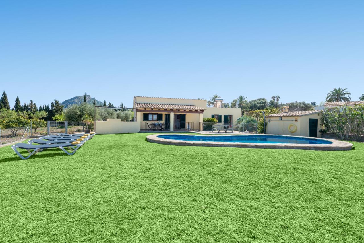 Villa Pou D,Ambroitx, Pool And Sea Views In Alcudia エクステリア 写真