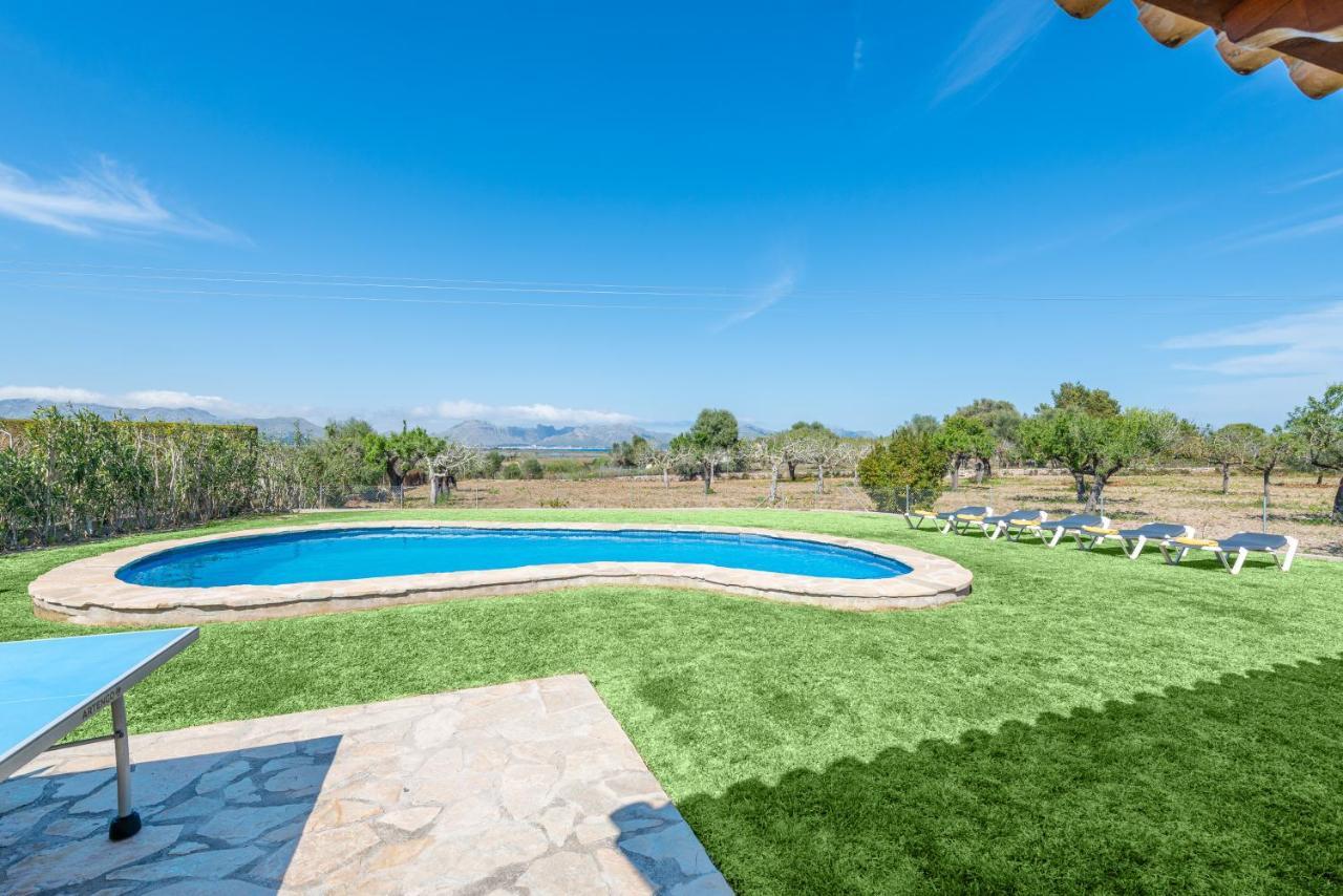 Villa Pou D,Ambroitx, Pool And Sea Views In Alcudia エクステリア 写真