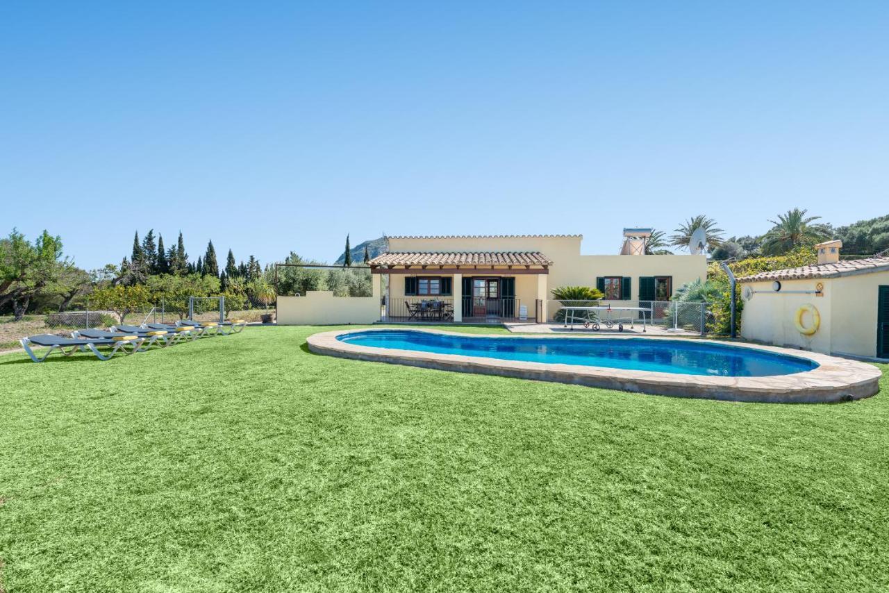 Villa Pou D,Ambroitx, Pool And Sea Views In Alcudia エクステリア 写真